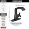 Delta Stryke Single Handle Bathroom Faucet, 6.56 in, Matte Black 5766-BLLPU-DST - alternate 6
