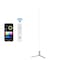 Jonathan Y Potts 60.5" Modern Contemporary Aluminum/Iron Integrated LED Post Floor Lamp, Chrome JYL7126B - alternate 1