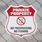 Signmission Private Property Shield Sign No Trespass, 6 inch X 6 inch, Plastic Sign, 2PK SHI-P-2PACK-6-447 - alternate 6