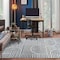 World Rug Gallery Bohemian Stripe Arch Design Area Rug 5 ft x 7 ft Cream WR35CREAM5X7 - alternate 6