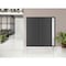 Vdomdoors Front Exterior Prehung Metal-Plastic Double Doors / MANUX 8111 Antracite / Sidelite Exterior Window MANUX8111DEXD-ANT-RH-W72+12xH80 - alternate 4