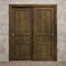 Sartodoors Sliding Closet Bypass Doors 72 x 80 inches, Ego 5012 Marble Oak, Rails Hardware Set, Wood Solid B EGO5012DBD-DMR-72 - alternate 5