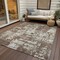 Homeroots 5' X 8' Brown And Beige Abstract Washable Indoor Outdoor Area Rug 597939 - alternate 7