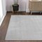 Jonathan Y Cole Modern Minimalist Pinstripe High-Low Dark Silver/White 3 ft. x 5 ft. Area Rug CAR101E-3 - alternate 7