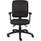 Boss Fabric Task Chair, 21 1/2-, Adjustable, Black B3036-BK - alternate 1