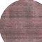 Homeroots 8' Merlot And Gray Round Striped Washable Indoor Outdoor Area Rug 588096 - alternate 8