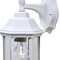 Homeroots White Clear Glass Swing Arm Wall Light 398584 - alternate 4
