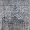 Homeroots 9' X 12' Blue And Gray Floral Washable Indoor Outdoor Area Rug 605077 - alternate 8