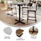 Flash Furniture 36" Round Tabletop, Seamless Surface Technology, Gray Faux Concrete, 30"x30" Black Bar Height X-Base ST-RD36-CMGY-T3030B-GG - alternate 7