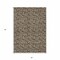 Homeroots 5' X 8' Brown And Ivory Floral Washable Indoor Outdoor Area Rug 581889 - alternate 8