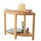 Lavish Home Corner Shower Bench Water Resistant Shower Stool for Inside Shower, Bathroom, or Sauna Foot Rest ST-BATH8-NT - alternate 7
