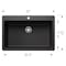 Blanco Liven SILGRANIT 33in Super Single Dual Mount Kitchen Sink - Anthracite 443195 - alternate 3
