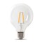 Feit Electric /RP LED Light Bulb, G25 Lamp, 60 W Equivalent, E26 Medium Lamp Base, Dimmable, Clear G2560/930CA/FIL/3 - alternate 1
