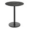 Flash Furniture Commercial 36" Black Faux Marble HPL Tabletop with Black Bar Height RD Base ST-RD36-BKMAR-TR24B-GG - alternate 1