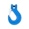 Mytee Products Heavy Duty Grade 100 3/8 in Clevis Sling Hook with Latch - 8,800 LBS WLL, Blue, 2PK SH38-G100x2 - alternate 7