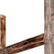 Homeroots 48" Gray Rustic Four Step Wood Ladder Shelf 380333 - alternate 3