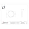 Adaptall Sealing Washer, Fits Bolt Size 3/8 in Steel/Buna-N, Cadmium-Plated Finish 9500-06 - alternate 3
