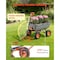 Vevor Garden Dump Cart 1200lbs Poly Dump Cart with 2-in-1 Handle and Storage Fence TC4273C - alternate 6