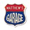 Signmission Matthew's Garage, 12 Inch X 12 Inch, Aluminum Metal Sign SHI-A-12-383-MATTHEW - alternate 1
