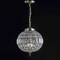 Jonathan Y Georgina 12" Crystal/Metal LED Pendant, Antique Brass JYL6110A - alternate 14