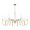 Z-Lite Jisele Rubbed Brass 8 Light Chandelier 4505-8RB - alternate 6