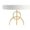 Jonathan Y Haines 60" Modern Circle Marble/Metal LED Floor Lamp, Gold JYL1097A - alternate 6