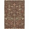 Homeroots 9' X 12' Chocolate Tan And Green Floral Washable Indoor Outdoor Area Rug 603411 - alternate 8