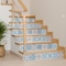 Homeroots 12" X 12" Baby Blue and Peach Mosaic Peel and Stick Removable Tiles 556426 - alternate 8