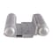 Trans Atlantic Co. 4 in. Galvannealed Double Acting Barrel Spring Square Corner Door Hinge with Fixed Pin - Pack of 2 DH-TAN5004-GV - alternate 3