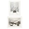 Homeroots Set Of Two Antique Christmas 1 White Framed Print Wall Art, 2PK 406149 - alternate 1