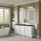 James Martin Vanities Bristol 72" Double Vanity, Bright White, w/ 3 CM Phantome Eclos Top 157-V72-BW-3PHT - alternate 4