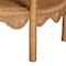 Bali & Pari Paisley Bohemian Scallop Light Honey Rattan Console Table 252-14112-ZORO - alternate 9