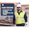 Oberon Hi-Vis FR/ARC-Rated 7.5 oz 88/12 Safety Vest, Snap Closure, Hi-Vis Yellow, 3XL ZFA106-3XL - alternate 7