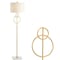 Jonathan Y Haines 60" Modern Circle Marble/Metal LED Floor Lamp, Gold JYL1097A - alternate 7