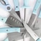 Oster Steffen 14 Piece Stainless Steel Cutlery Set with Storage Block in Blue 127530.14 - alternate 9