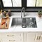 Kingston Brass 32-Inch Stainless Steel Single Bowl Undermount Kitchen Sink with 6-Piece Kitchen Accessory Set GKUS321910 - alternate 3