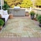 Homeroots 8' X 10' Fern Green And Beige Geometric Washable Indoor Outdoor Area Rug 632002 - alternate 7