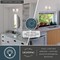 Vaxcel Laurelhurst 2-Light Vanity Light, Satin Nickel, Frosted White Glass, 13.25-In. Wide W0576 - alternate 7