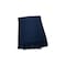 Homeroots 50" X 67" Navy Blue Cotton Blend Woven Throw Blanket with Fringe 632911 - alternate 1