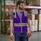 Dome75 DYNAMIC Enhanced Visibility Identification HiVis Contrast Mesh Safety Vest DV2183 - alternate 6