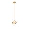 Z-Lite Realm Sphere 1 Light Pendant, Modern Gold/Matte Opal, 8.5 In W x 8.75 In H 7517P7-MGLD - alternate 1