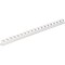 Fellowes Plastic Comb Bindings for 11 x 8.5 Documents, 19 Rings, 0.5" (90-Sheet) Capacity, White, 100PK 52372 - alternate 3