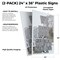 Signmission We Buy Silver, Plastic Signs Only 24 Inch x 36 Inch, Corrugated Plastic, 2PK CSB-2436-2PACK-We Buy Silver - alternate 2