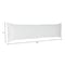Lavish Home Memory Foam Body Pillow Stay Cool Cover Provides Cooling Relief for Side, Stomach, Back, White 82-TEX1003 - alternate 6