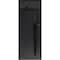 Vdomdoors Steel Door Dekton 0163 Ardesia Nero 96вЂќ/ Top Exterior Window Sidelite Entry Door Painted W36xH96+ DEKTON0163EXD-ARD-W36xH96+16-LH-I - alternate 1