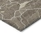 Homeroots 8' Brown And Ivory Round Abstract Washable Indoor Outdoor Area Rug 601040 - alternate 9
