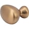 Designperfect 1-1/4 Overall Length Oval Cabinet Knob, Champagne Bronze/Gold DPA-B7KCBZ - alternate 4