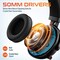 Delton Wireless Bluetooth Over-the-Ear Headphones, Noise-Canceling Computer Headset, Black G520 - alternate 8