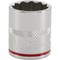 Channellock 3/8'' Drive 3/4'' 12-Point Shallow Standard Socket 304778 - alternate 1