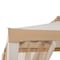 Sunjoy 10 ft x 10 ft Patio Gazebo, Modern 2-Tier Steel Frame Soft Top Gazebo with Netting - Grey & Khaki A101003601 - alternate 7
